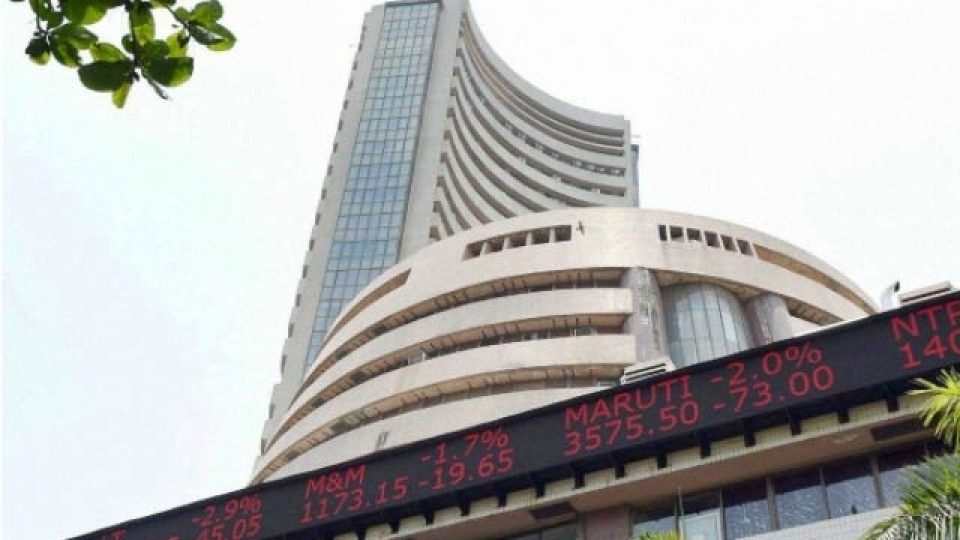 Sensex hits record high